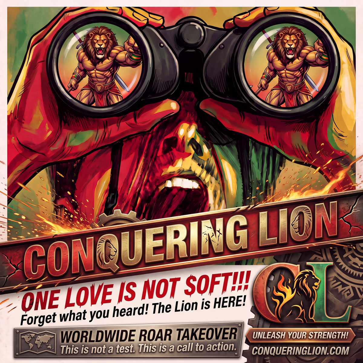 BEHOLD, THE LION IS HUR! ~ PRODUCT 4 - marked worthy