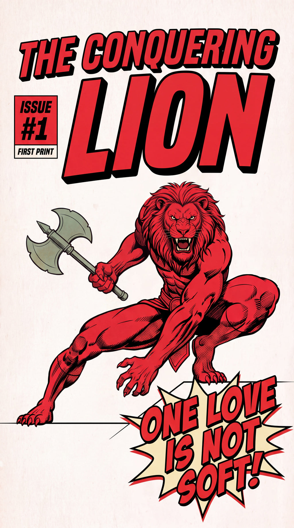 The Conquering Lion Fantastic First Appearance — One Love Is Not Soft Comic Tee | Issue #1