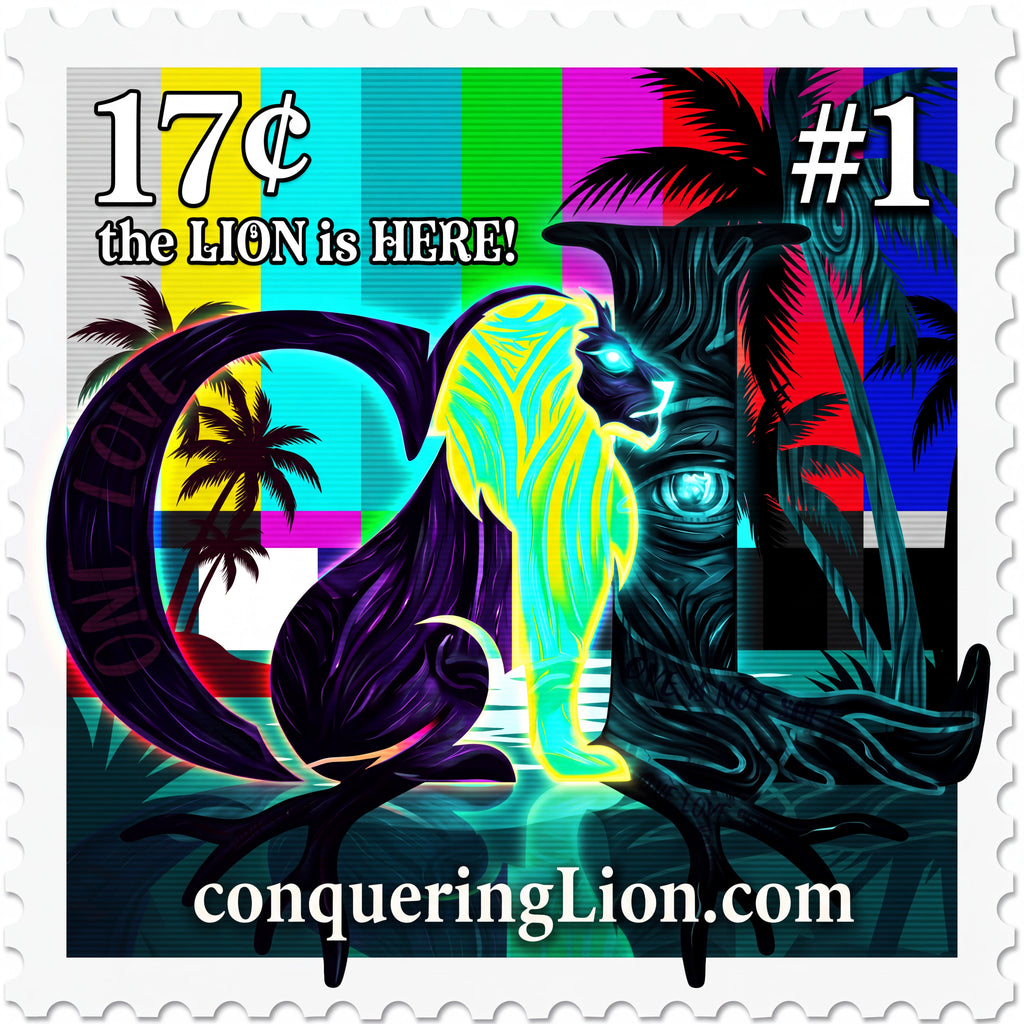 CONQUERING LION — ISSUE #1 ~ ONE LOVE IS NOT SOFT | Emergency Broadcast Tee