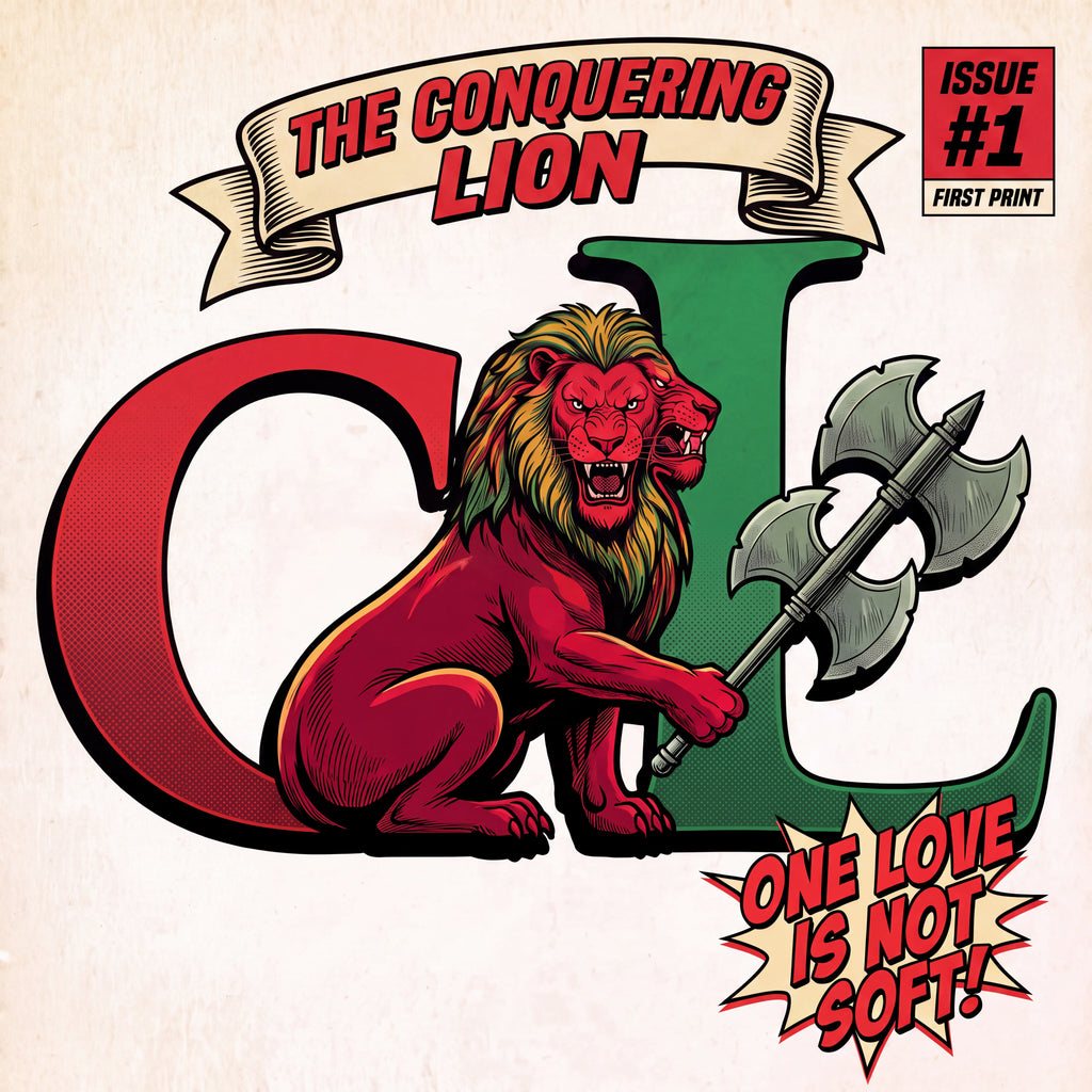 The Conquering Lion Fantastic First Appearance — One Love Is Not Soft Comic Tee | Issue #1