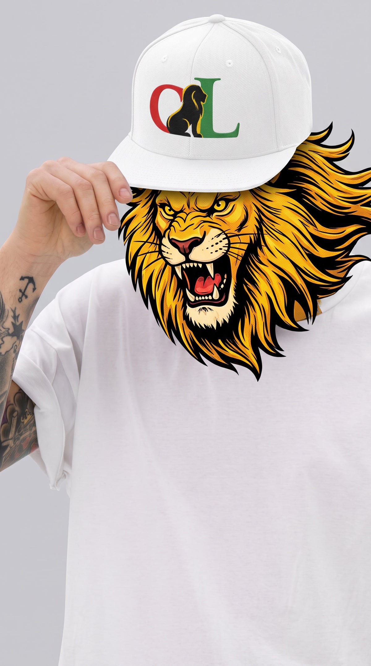 CL Classic Rasta Snapback Hat — One Love Is Not Soft | Conquering Lion Issue #1