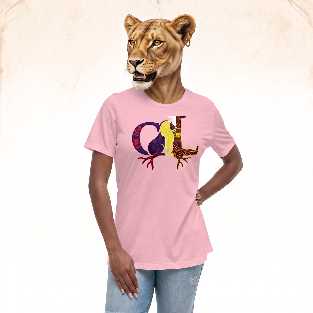 The Lioness Knows — Women's Relaxed Tee | One Love Is Not Soft | Conquering Lion Issue #1